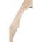 Ekena Millwork 3 1/2"W x 10"D x 18"H Balboa Smooth Knee Brace, Douglas Fir BRC04X10X18BOA00SDF - alternate 3